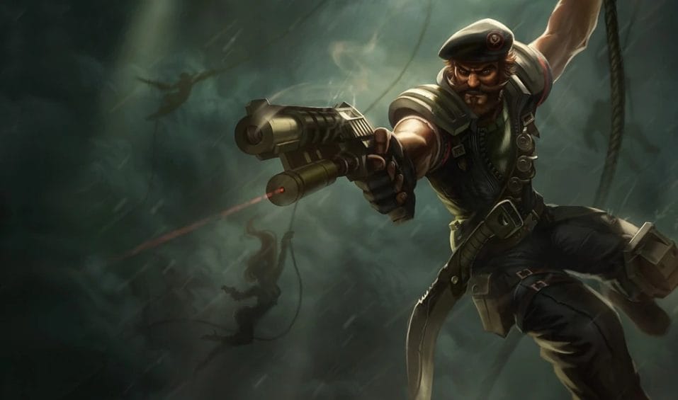 Pirate newby Gangplank guide with gun