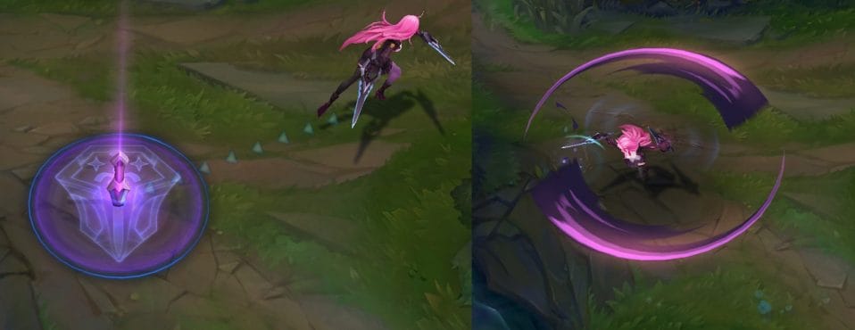 Battle Academia Skin Animations with Pink Color Highlights