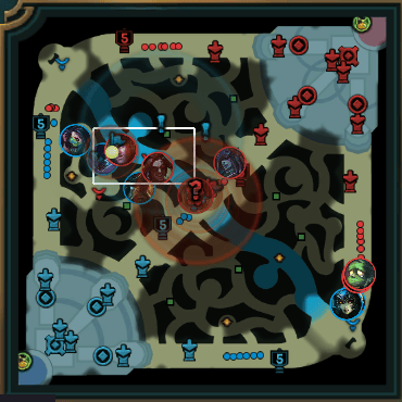 Map pings in League of Legends
