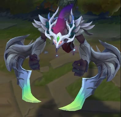 Best Noc Chroma is White with Glowing Sword Arms
